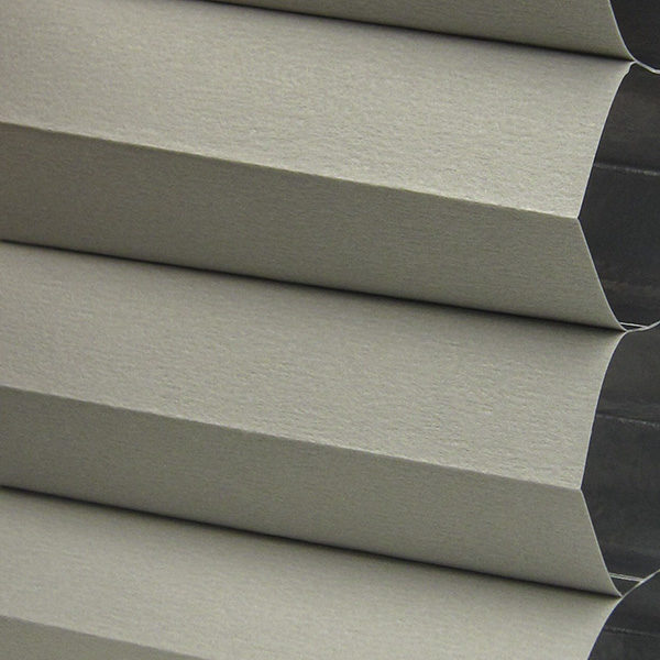 Gray Sheen Opaque 38mm Cellular Shades | OEM ODM Honeycomb Window Blinds Supplier | Eround