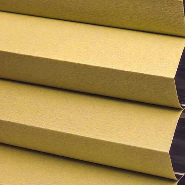 Buff Yellow Opaque 38mm Cellular Shades | OEM ODM Honeycomb Window Blinds Supplier | Eround