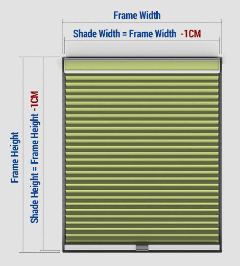How To Measuring Cellular Shades Width and Height | cellularshades.tw